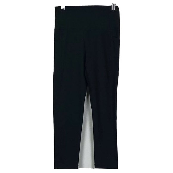 ZYIA Pants & Jumpsuits Zyia Black Pocket Brilliant Hi Rise Crop